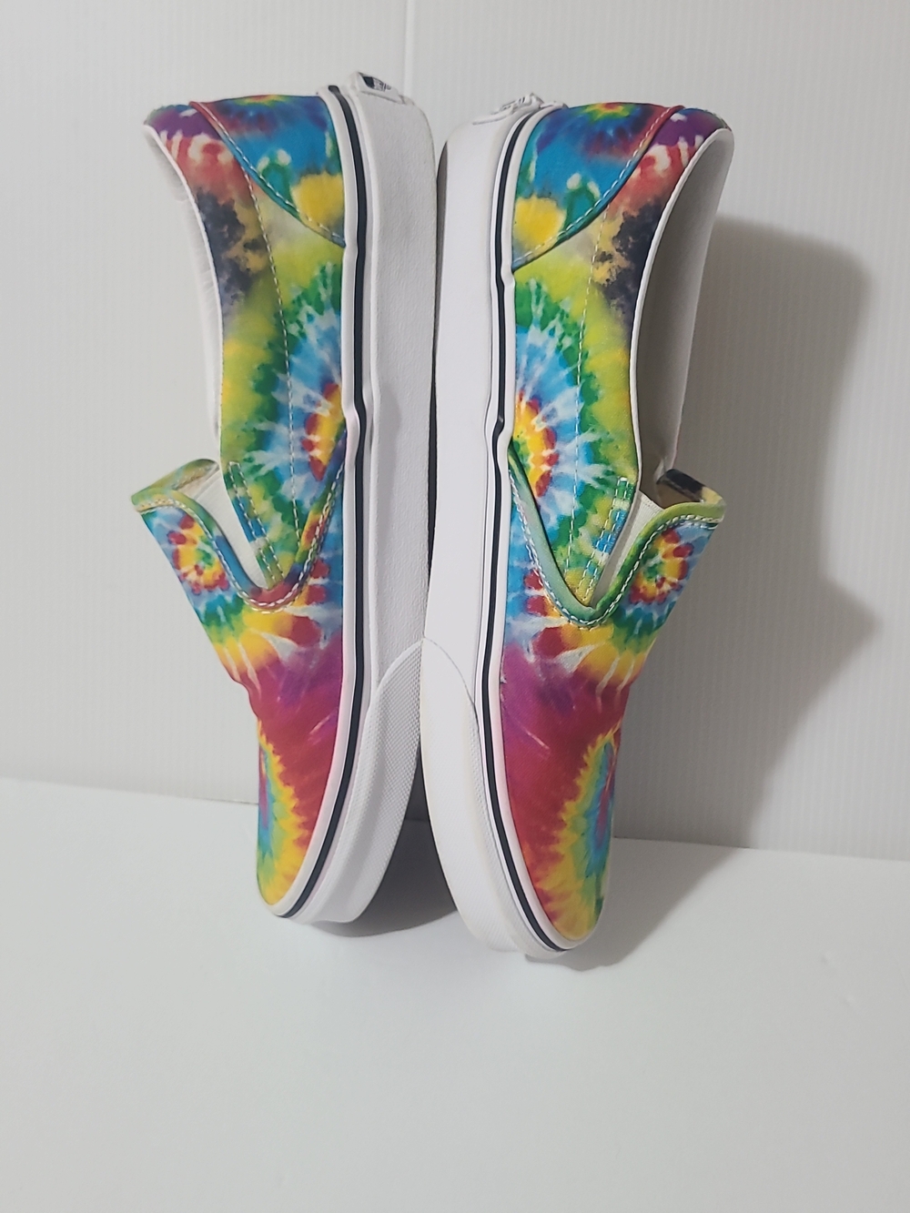 Vans Mens 8.5  Womens Size 10 Tie-Dye Slip-On Sneakers - Multicolor Slip-on - Picture 7 of 7